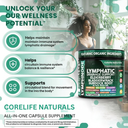 Corelife Naturals LymphDrain™ capsules