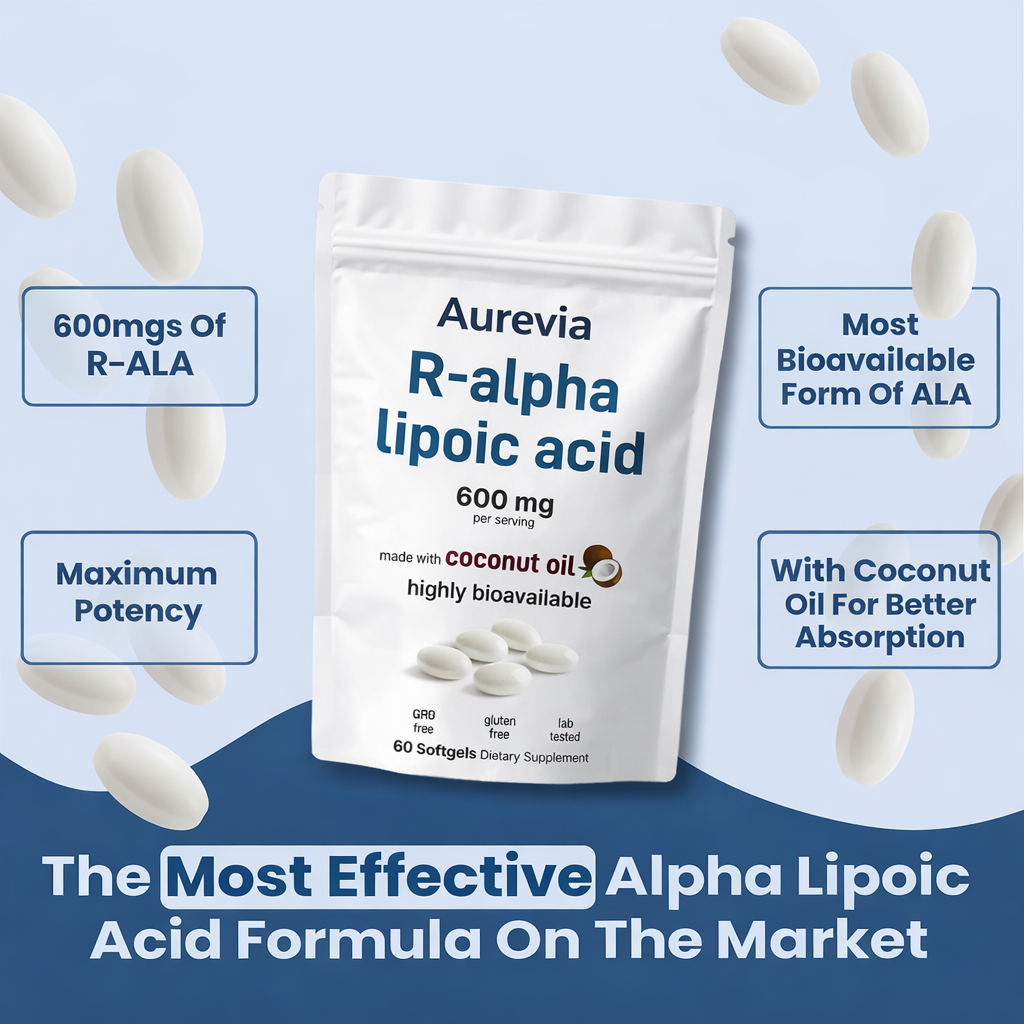Aurevia R-Alpha Lipoic Acid Softgels