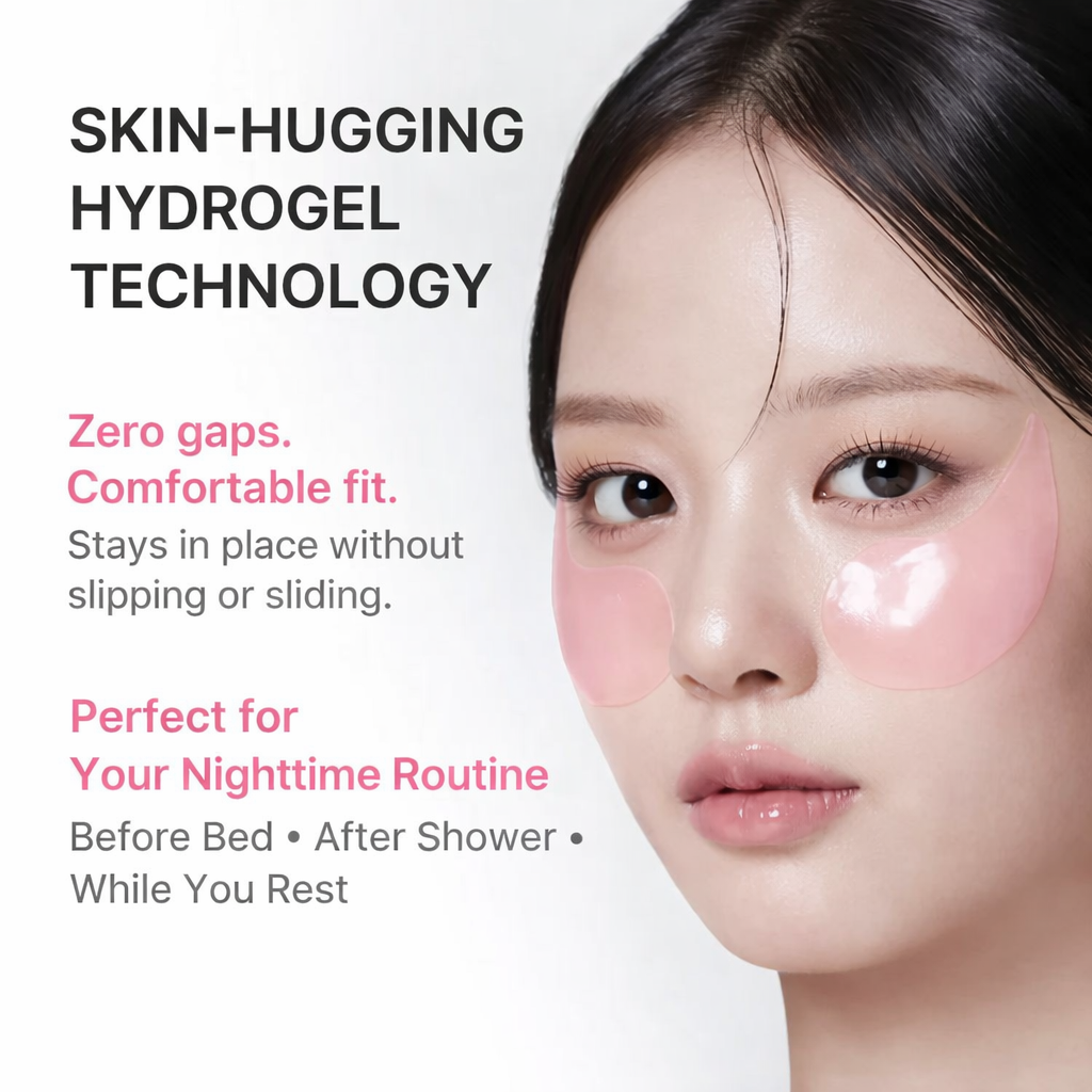 Aurevia PDRN Pink Caffeine Collagen Eye Patch.