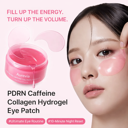 Aurevia PDRN Pink Caffeine Collagen Eye Patch.