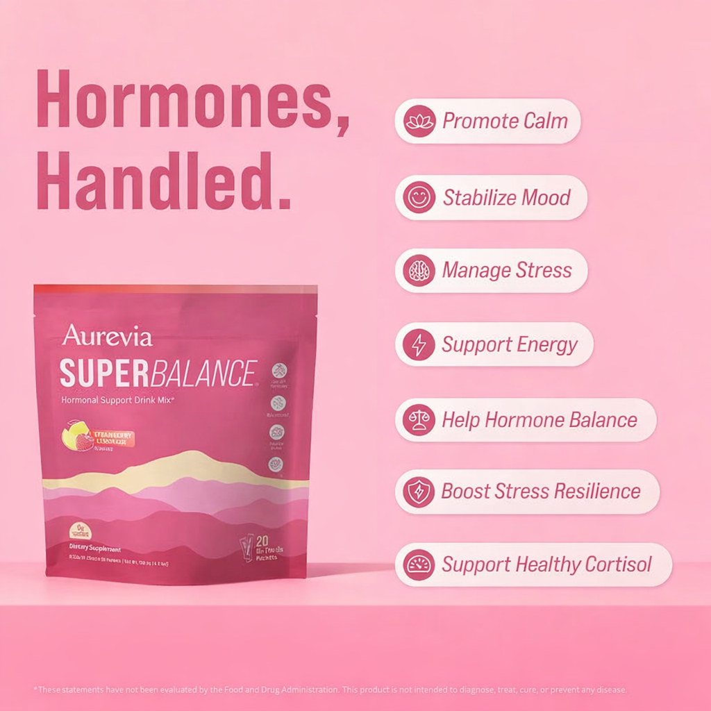 Aurevia SuperBalance – Hormone & Stress Support Drink Mix By Nello